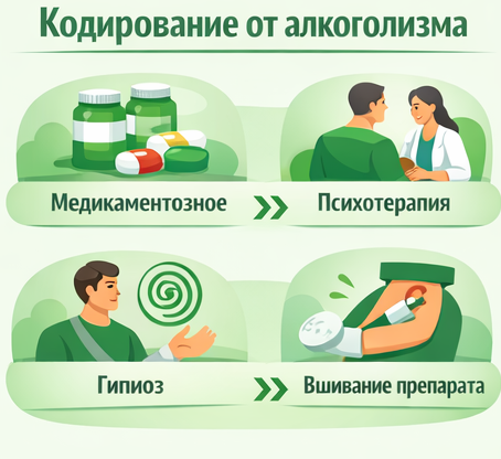 кодирование от алкоголизма в Ипатово Санати